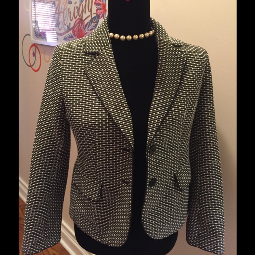 Talbots’s Black and White Blazer